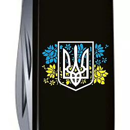Мультитул Victorinox Huntsman Ukraine (1.3713.3_T1280u) Герб Украины с цветочным флагом - миниатюра 3
