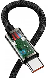 Кабель USB PD Baseus Legend Elbow 20V 5A 2M USB Type-C - Type-C Cable Black (CATCS-A01) - миниатюра 3