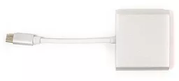 Мультипортовый USB Type-C хаб PowerPlant USB-C -> HDMI/USB Multiport Adapter для MacBook 12, 0.15m (KD00AS1306)