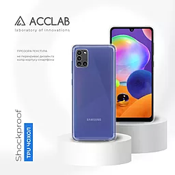 Чехол ACCLAB Shockproof для Samsung Galaxy A31 Transparent - миниатюра 4