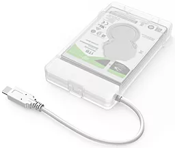 Карман для HDD Maiwo USB3.1 GEN1 TypeC + контейнер (K104G1 white) - миниатюра 2
