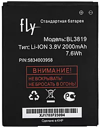 Акумулятор Fly IQ4514 EVO Tech 4 / BL3819 (2000 mAh) 12 міс. гарантії
