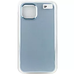 Чехол Epik TPU Bonbon Metal Style для Apple iPhone 14 Mist Blue - миниатюра 5