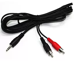 Аудио кабель Gembird Aux mini Jack 3.5 mm - 2хRCA M/M Cable 15 м black (CCA-458-15M)