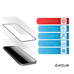 Защитное стекло ACCLAB Full Glue Xiaomi Redmi Note 10 Black (1283126511295) - миниатюра 3