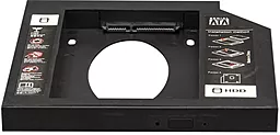 Переходник Frime для установки 2.5" SSD/HDD 12.7мм Black (FHDC127P) - миниатюра 2