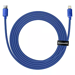 Кабель USB PD Baseus Crystal Shine 20W 2M USB Type-C - Lightning Cable Blue (CAJY000303) - миниатюра 3