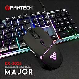 Комплект (клавиатура+мышка) Fantech Major KX302s - миниатюра 8