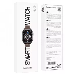 Смарт-часы Hoco Smart Sports Watch Y17 (Call Version) Black - миниатюра 4