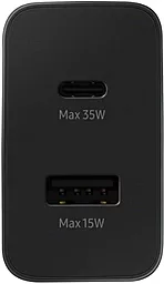 Сетевое зарядное устройство Samsung S22 35W USB-A+C Black (EP-TA220/HC) - миниатюра 2