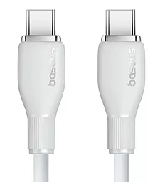 USB PD Кабель Baseus Pudding Series Fast Charging 100w 5a 2m Type-C - Type-C cable white