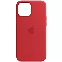 Чохол Apple Silicone Case Full with MagSafe and SplashScreen для Apple iPhone 14 Pro Red