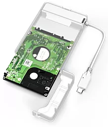 Карман для HDD Maiwo USB3.1 GEN1 TypeC + контейнер (K104G1 white) - миниатюра 4