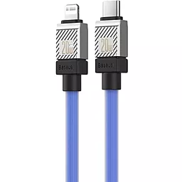 Кабель USB PD Baseus CoolPlay Series 20w 3a USB Type-C - Lightning cable Blue (CAKW000003) - миниатюра 3