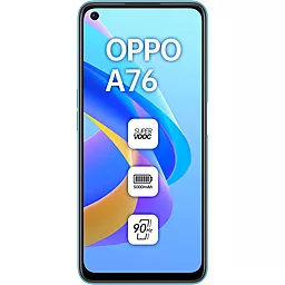 Смартфон Oppo A76 4/128GB Dual Sim Blue - миниатюра 2