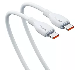 Кабель USB PD Baseus Pudding Series Fast Charging 100w 5a 2m Type-C - Type-C cable white - миниатюра 4