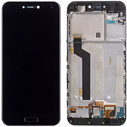 Дисплей Xiaomi Mi5C с тачскрином и рамкой, оригинал, Black