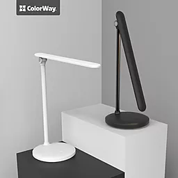 Настольная LED лампа ColorWay CW-DL02B-W - миниатюра 8