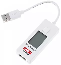USB тестер UNI-T UT658B (ток, емкость, напряжение) c кабелем - миниатюра 3