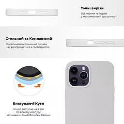 Чехол Silicone Case Full для Apple iPhone 14 Pro Marsala - миниатюра 2