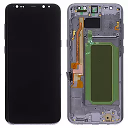 Дисплей Samsung Galaxy S8 Plus G955 з тачскріном і рамкою, original PRC, Orchid Gray