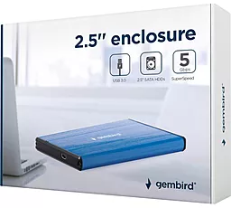 Карман для HDD Gembird EE2-U3S-3-DB 2.5" SATA to USB 3.0 - миниатюра 2