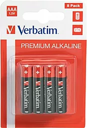 Батарейки Verbatim Alkaline AAA (LR03) 8шт (49502) 1.5 V