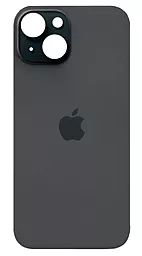 Задняя крышка корпуса Apple iPhone 15 (big hole) Black