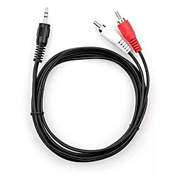 Аудио кабель Vinga Aux mini Jack 3.5 mm - 2хRCA M/M Cable 1.5 м black (VCPDCJ35MRCA21.5BK) - миниатюра 2