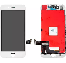 Дисплей Apple iPhone 7 с тачскрином и рамкой, (IPS), White