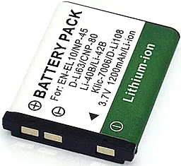 Аккумулятор для фотоаппарата Pentax D-LI108 / D-LI63 (1400 mAh)