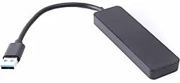 USB хаб Cablexpert 4-in-1 hub black (A-AMU3-4P-01) - миниатюра 2
