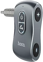 Bluetooth адаптер Hoco E73 Tour Car AUX BT5.0 Receiver Metal Gray - миниатюра 3