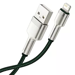 Кабель USB Baseus Cafule Series Metal 2.4A Lightning Cable Green (CALJK-A06) - миниатюра 3
