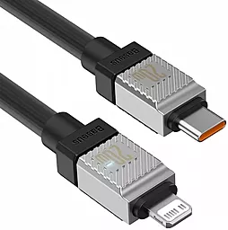 Кабель Baseus USB PD CoolPlay Series 20w 3a USB Type-C - Lightning cable black (CAKW000001) - миниатюра 4