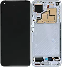 Дисплей Xiaomi Mi 11 с тачскрином и рамкой, сервисный оригинал, White