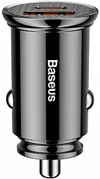 Автомобільний зарядний пристрій з швидкою зарядкою Baseus Circular Plastic 30W PPS USB-A-C Black (CCALL-YS01)
