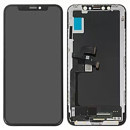 Дисплей Apple iPhone X з тачскріном і рамкою, (OLED), Black