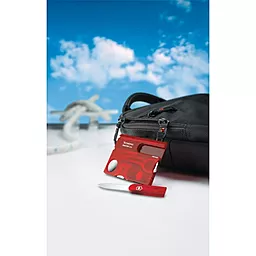 Мультитул Victorinox Swisscard Lite (0.7300.T) Красный полупрозрачный - миниатюра 6