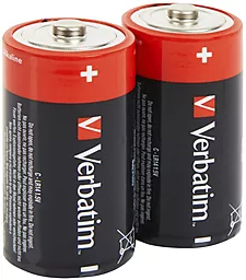 Батарейки Verbatim Alkaline C (R14) 2шт (49922) - миниатюра 2