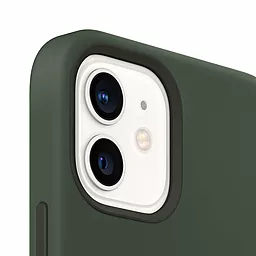 Чехол Apple Silicone Case Full with MagSafe and SplashScreen для Apple iPhone 12 / iPhone 12 Pro Cyprus Green - миниатюра 2