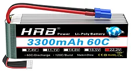 Аккумулятор HRB Lipo 3300mAh 22.2V 60C (HR-3300MAH-6S-60C)