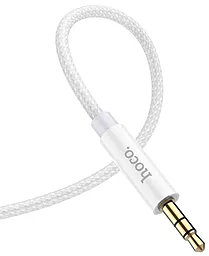 Аудио кабель Hoco UPA19 AUX mini Jack 3.5mm M/M Cable 1 м gray - миниатюра 2