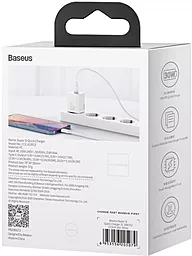 Сетевое зарядное устройство с быстрой зарядкой Baseus Super Si 30w USB-C home charger white (CCSUP-J02) - миниатюра 8