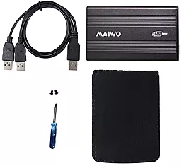 Карман для HDD Maiwo K2501A-U2S Black - миниатюра 5