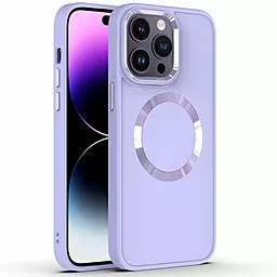 Чехол Epik TPU Bonbon Metal Style with MagSafe для Apple iPhone 13 Pro Max Lavender