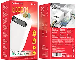 Повербанк Borofone BJ14D Course 50000 mAh 22.5W White - мініатюра 5