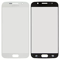 Корпусное стекло дисплея Samsung Galaxy S6 G920F (original) White