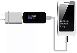USB тестер Keweisi KWS-MX18 4-30 В / 5 А Black - миниатюра 4