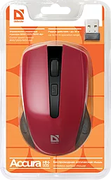 Компьютерная мышка Defender Accura MM-935 (52937) Red - миниатюра 5